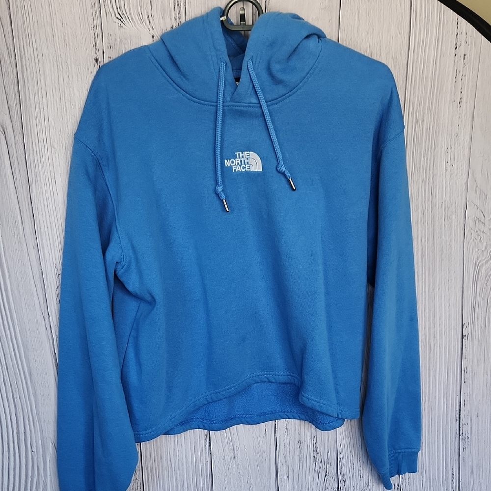 The North Face Women's Vibrant Blue Hoodie Women Large EUC